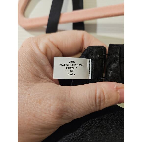 Tommy John Second Skin Wireless Bra 34C Black Lightly Lined - Picture 4 of 6